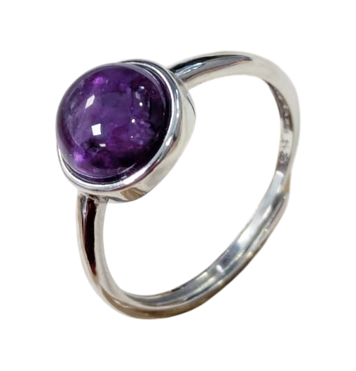 Anello in argento con Ametista