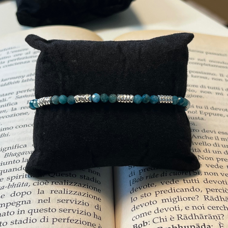 Bracciali con pietre naturali e Ematite Argento