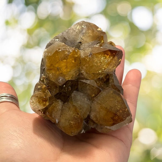 Drusa di Quarzo Citrino lucidata