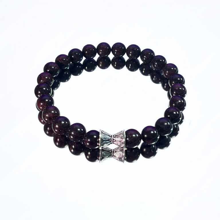 Bracciale elastico in Granato