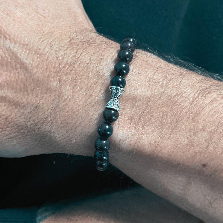 Bracciale elastico in Granato