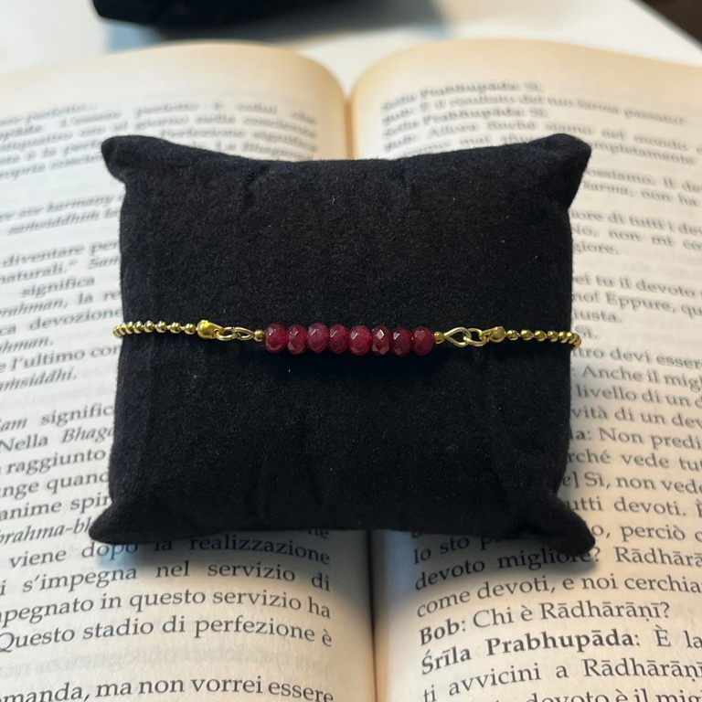 Bracciali con Pietre Naturali su catena dorata