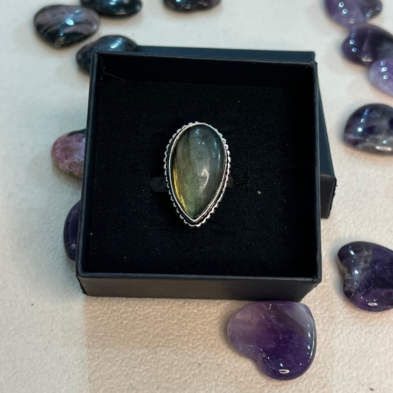 Anelli in Labradorite