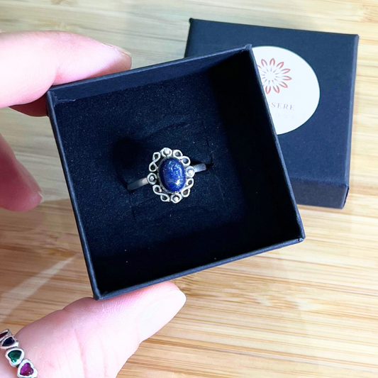 Anello Lapislazzuli in Argento