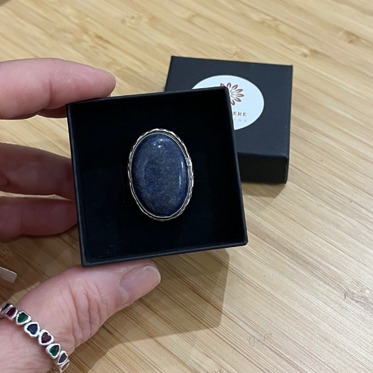 Anello regolabile con Lapislazzuli