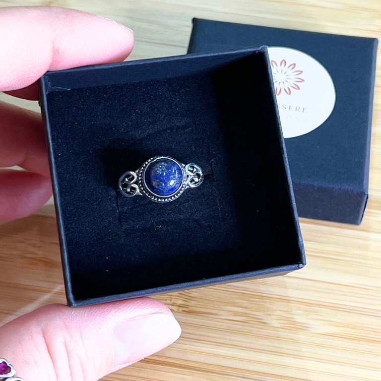 Anello con Lapislazzuli in Argento