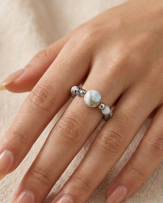 Anello Elastico in Pietra Naturale  – 8 Varianti