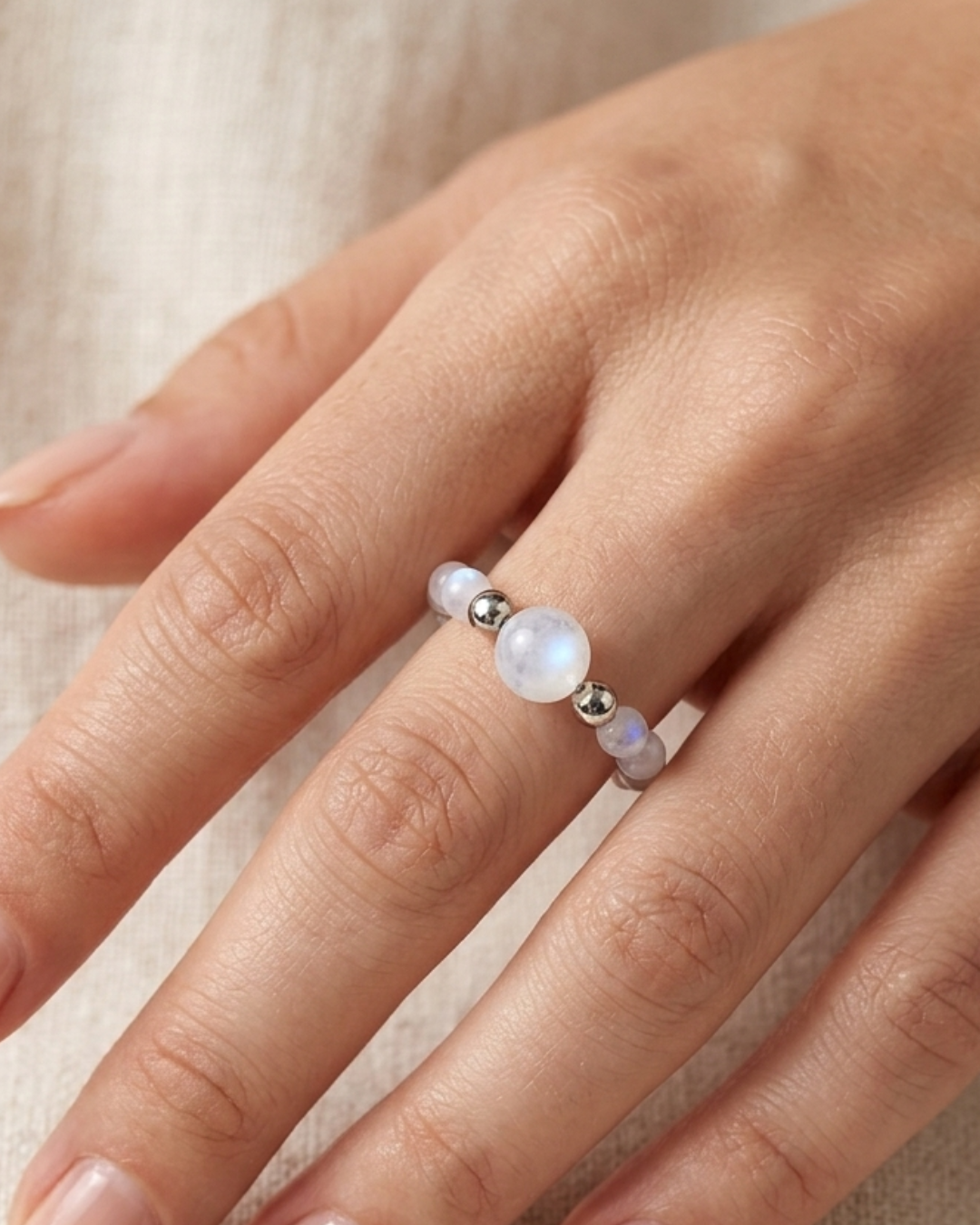 Anello Elastico in Pietra Naturale  – 8 Varianti