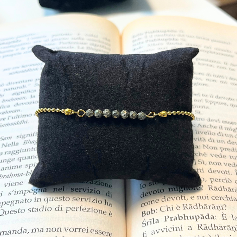 Bracciali con Pietre Naturali su catena dorata