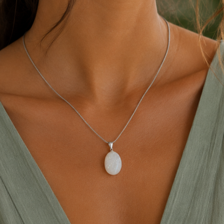 Collana con Ciondolo Pietra di Luna