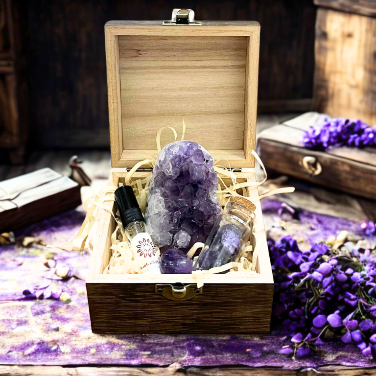 Kit Energetico “PURIFICAZIONE & ARMONIA” + Cofanetto in Legno