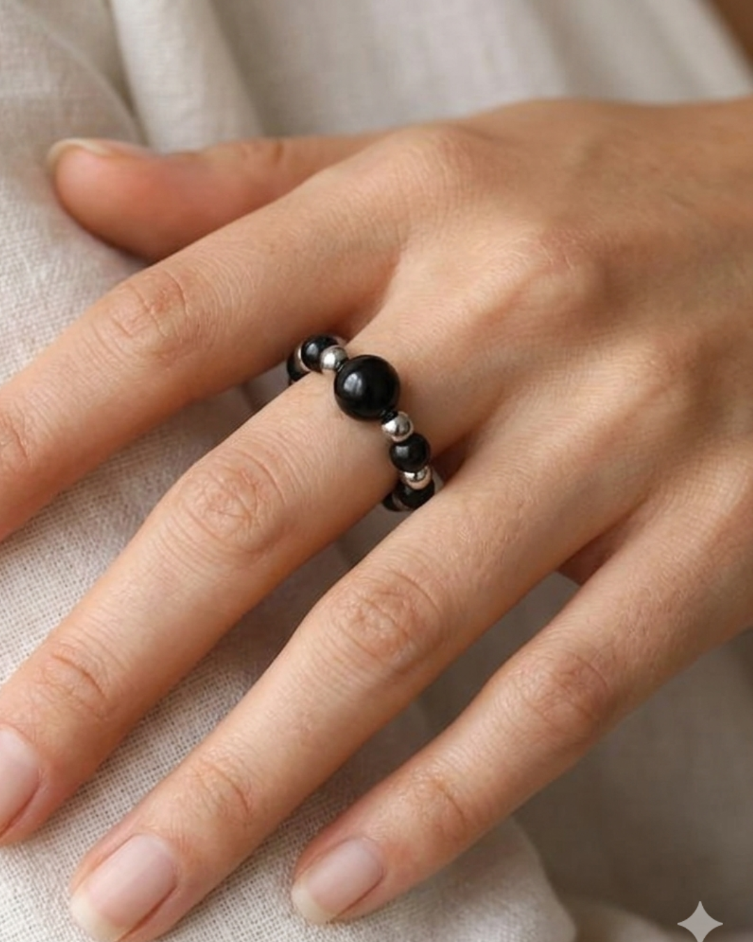Anello Elastico in Pietra Naturale  – 8 Varianti