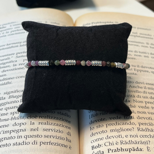 Bracciali con pietre naturali e Ematite Argento